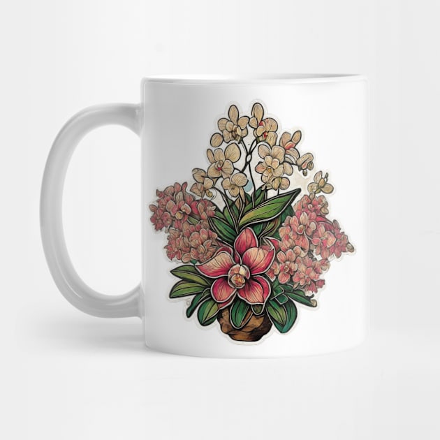 Orchid Wildflower Flora Bloom Vintage by Flowering Away